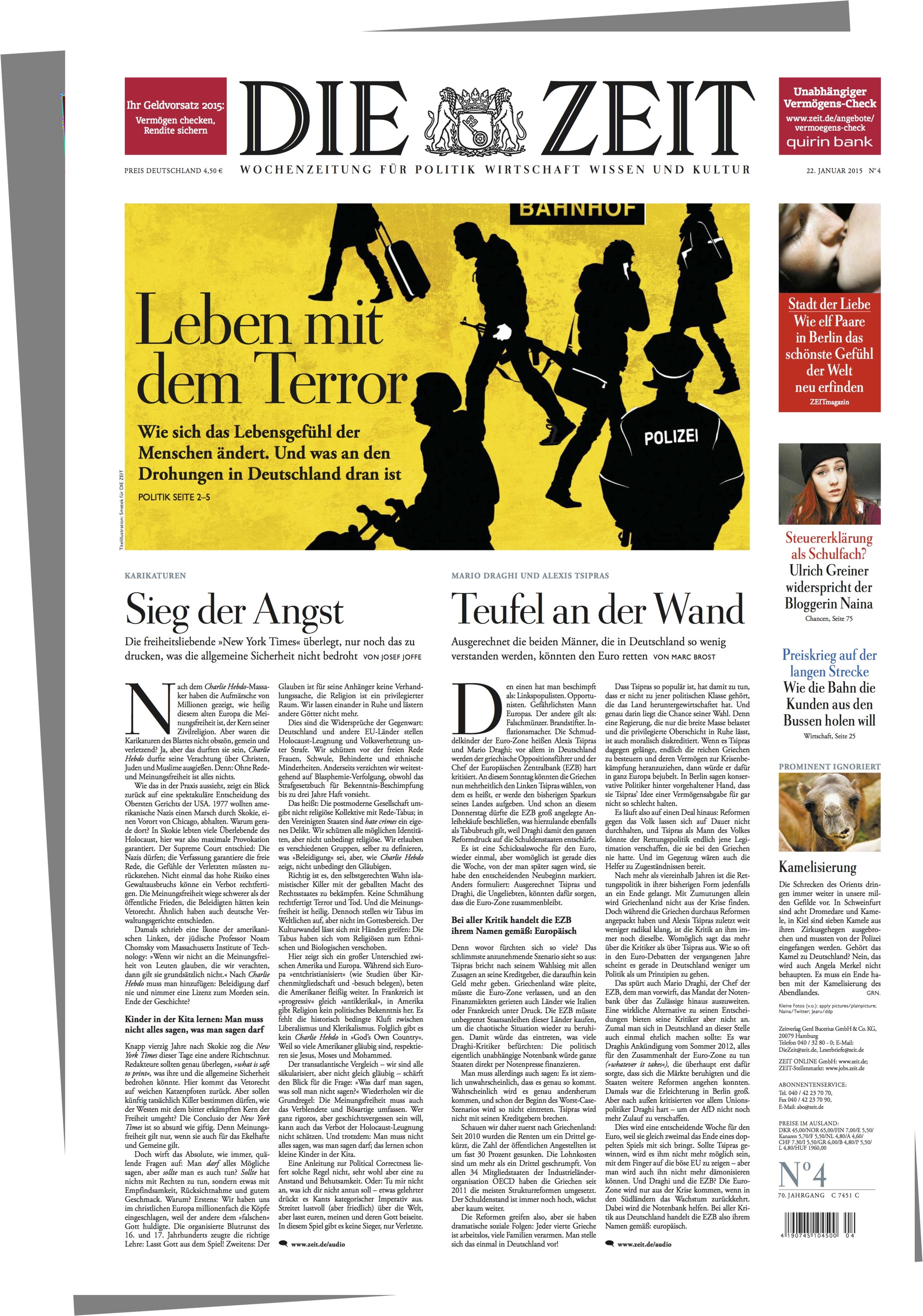 Couverture DIE ZEIT
