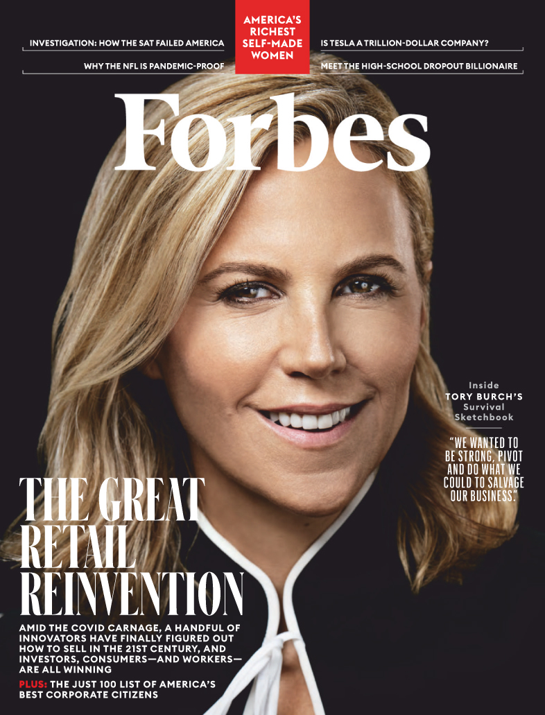 Couverture Forbes « version américaine »