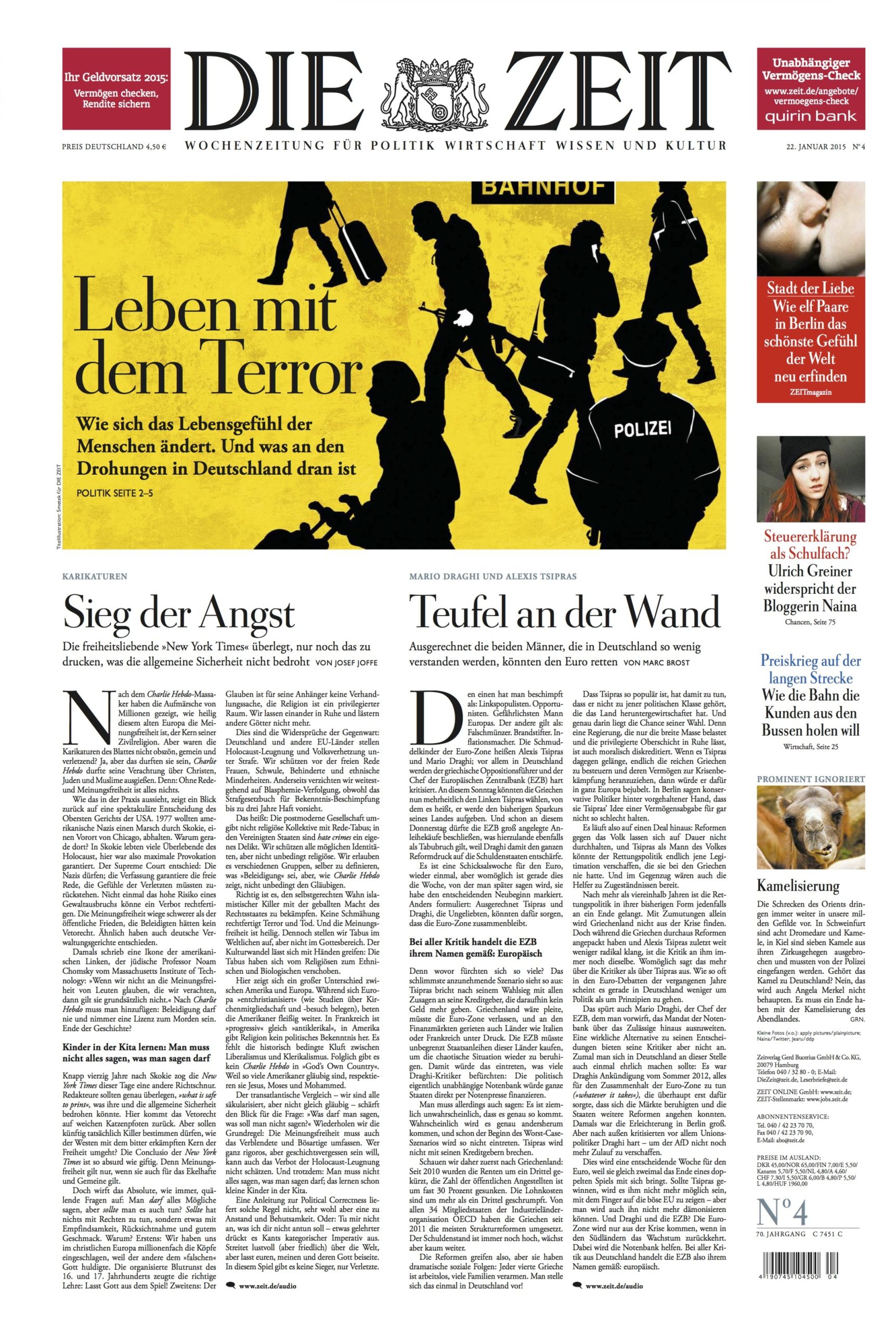 Couverture DIE ZEIT
