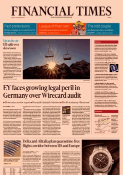 Couverture Financial Times